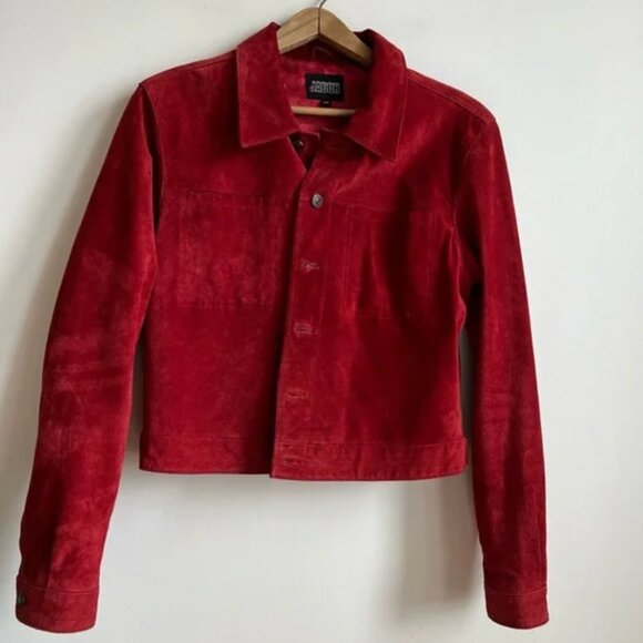 Vintage Jacob Suede Cropped Jacket Size M - Picture 3 of 12